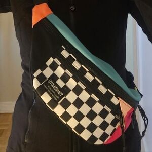 Checkered Crossbody 80's Inspired Bag NWOT